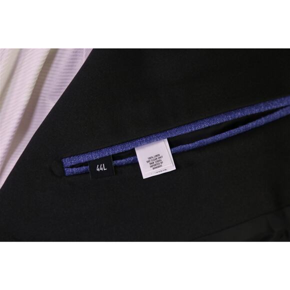 Bonobos Mens Tuxedo Blazer 44L Blue Linen Slim Fit Shawl Lapel Formal NWT - Picture 9 of 9